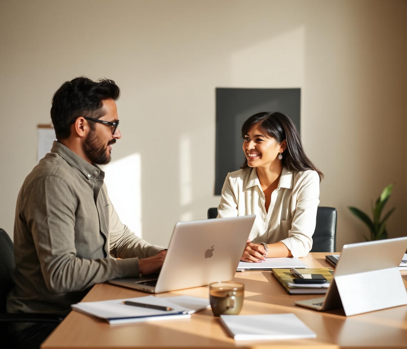 McCollum advisor working alongside a Temecula client